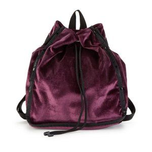 LeSportsac 'Nadine' Velvet Drawstring Backpack